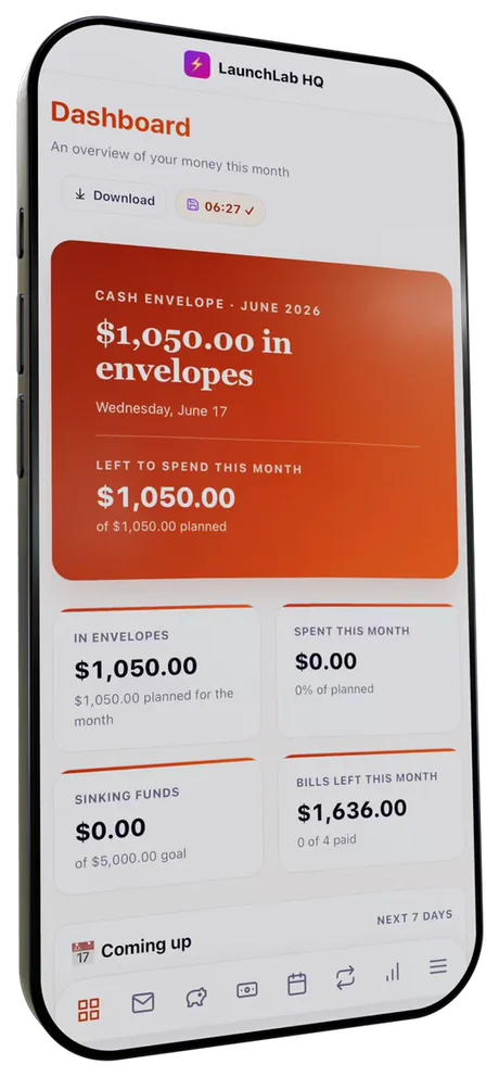 Cash Envelope app